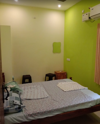 thendral homestay pondicherry | Beach view double bedroom 